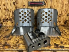 Iron Ace "The Standard" Hot Rod Rat Rod Bomber Seats w/ Truck Console COMBO PACK