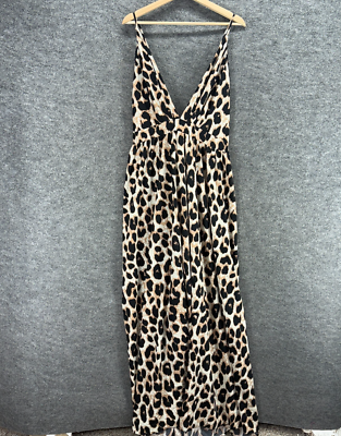 SheIn Dress Women 4XL Black Animal Print Maxi Long Sleeveless V-Neck Curve | eBay SheIn Dress Women 4XL Black Animal Print Maxi Long Sleeveless V-Neck Curve | eBay