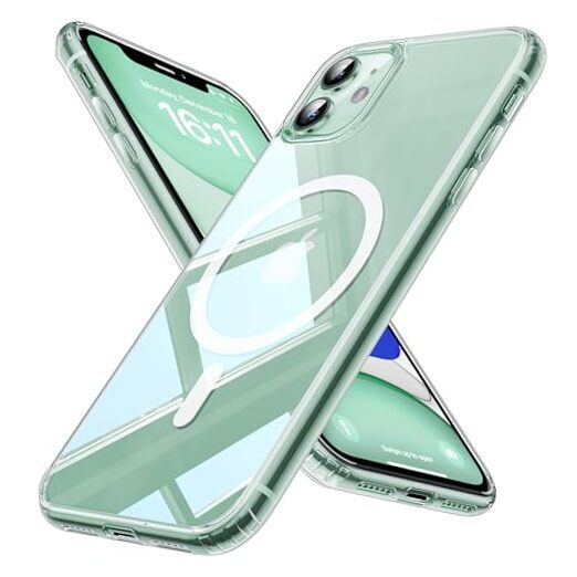 Ultra Strong Magnetic for Case, Military Grade Drop Protection, iPhone 11 Clear