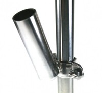 ARBO-INOX® Flaggenstockhalter Edelstahl Schellenmontage Mit Schrauben Und ...