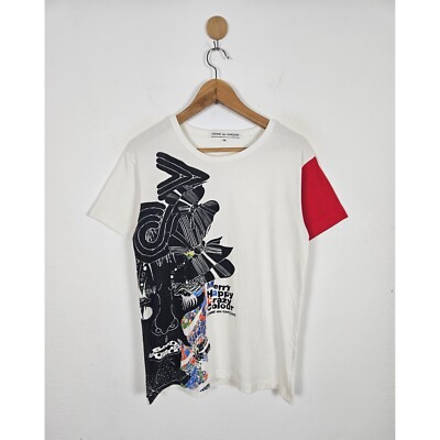Comme des Garcons CDG Merry Happy Crazy Colour shirt
