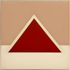 Medium Abstract Painting 2x2 ft. Post-Modernism Geometric Demrin Cubism II NEW