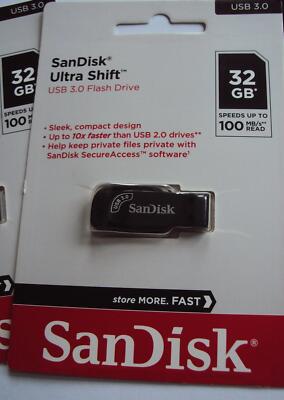 2 Stück SanDisk Ultra Speicherstick 32GB shift 3.0  Flash drive USB Stick