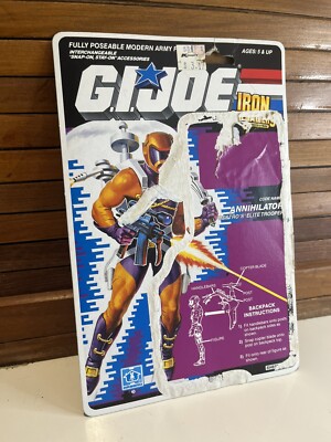 GI Joe Cobra Annihilator Full File Card Bio Uncut ARAH 1989 Card Only