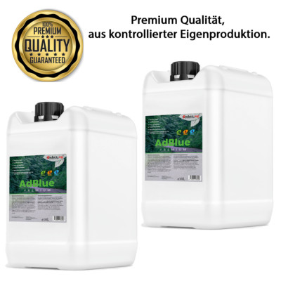 AdBlue 20 Liter mit Einfüllschlauch Ad Blue Harnstofflösung 2 x 10 Liter