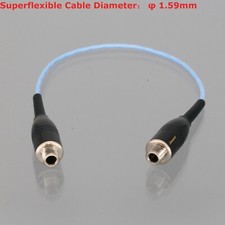 3.5mm Stereo Locking Socket Jack Record Cable Microphone Wireless Transmitter