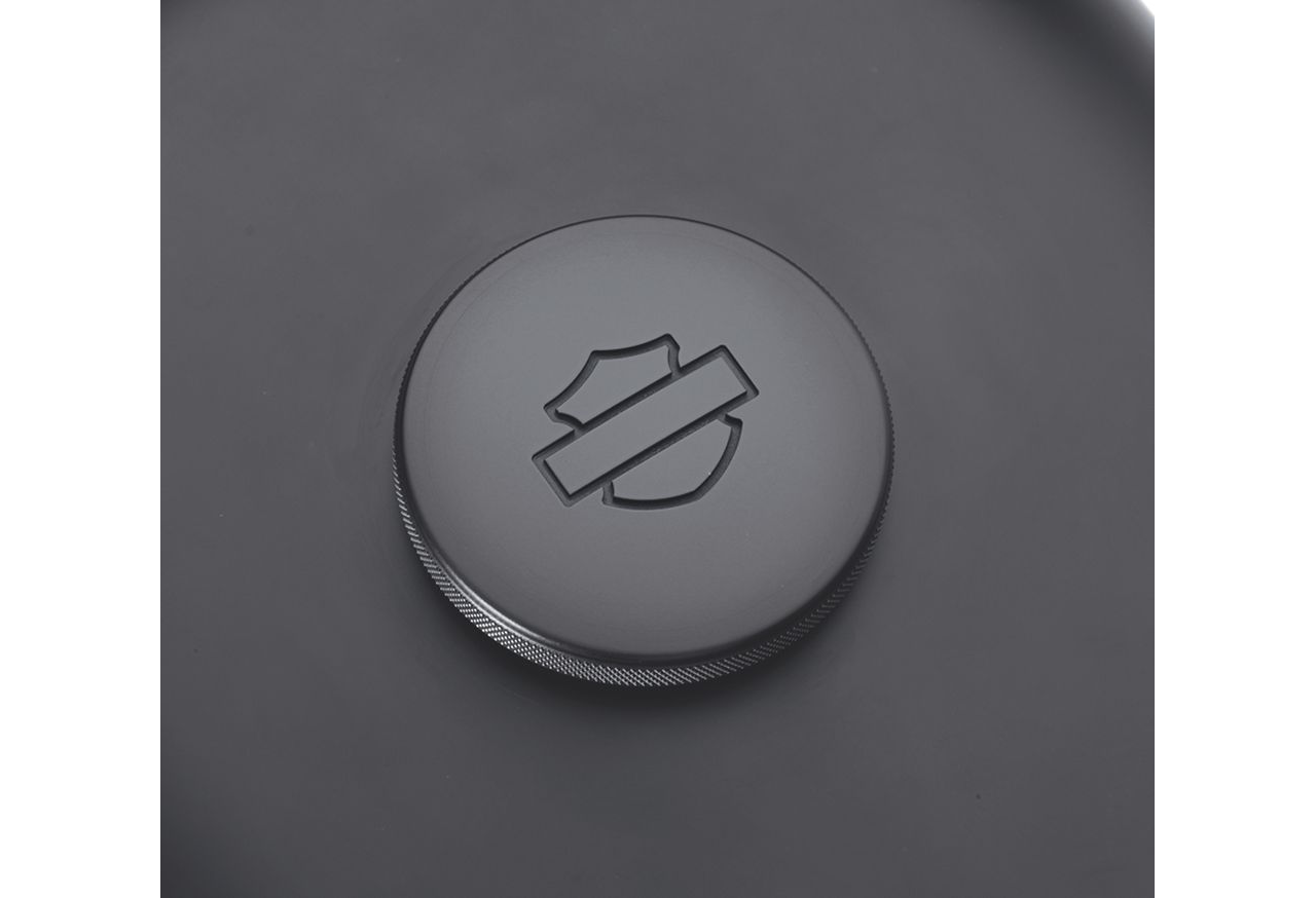 61100126 Harley Davidson Diamond Fuel Cap Black Sportster Dyna Softail