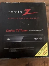 Zenith DTT901 Digital TV Tuner CONVERTER BOX Remote Cables Manual