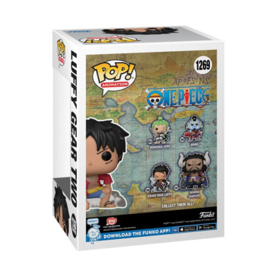 One Piece - Luffy Gear Two Pop! Vinyl Figure (RS) #1269 | eBay