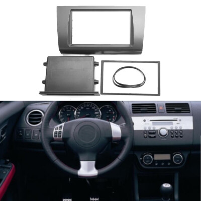 1/2 Din Radio Stereo Fascia Dash Facia Panel Frame For Suzuki Swift 2005 - 2010