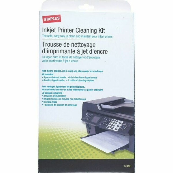 Staples Inkjet Printer Cleaning Kit 569277 Copiers Fax Machines for