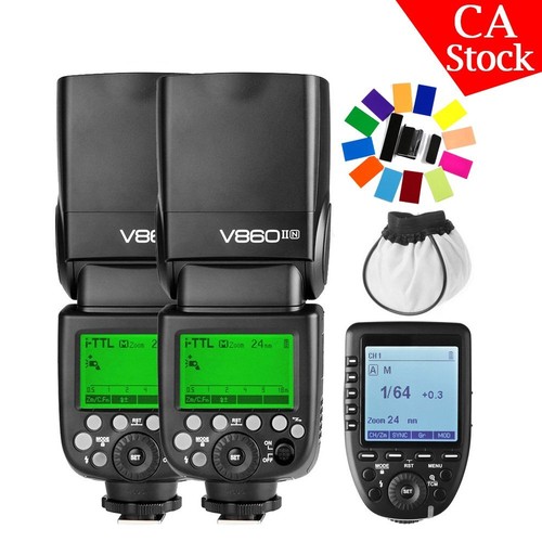 Godox V860II-N TTL Camera Flash Speedlite Xpro-N F Nikon D5500 D3200 ...