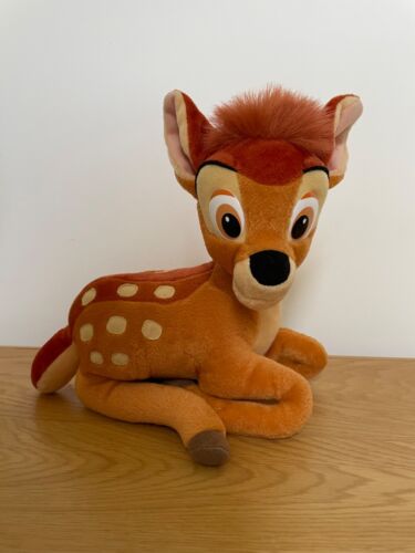 Vintage Applause Disney Bambi Medium Plush Soft Toy Sitting Fawn Deer 11” - Afbeelding 1 van 10