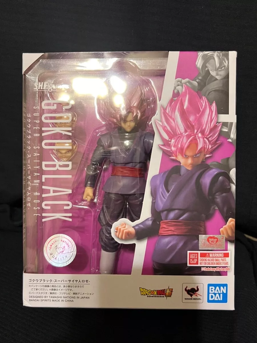 TAMASHII NATIONS Goku Black Super Saiyan Rose-, Bandai Spirits S.H.Figuarts  Action Figure 