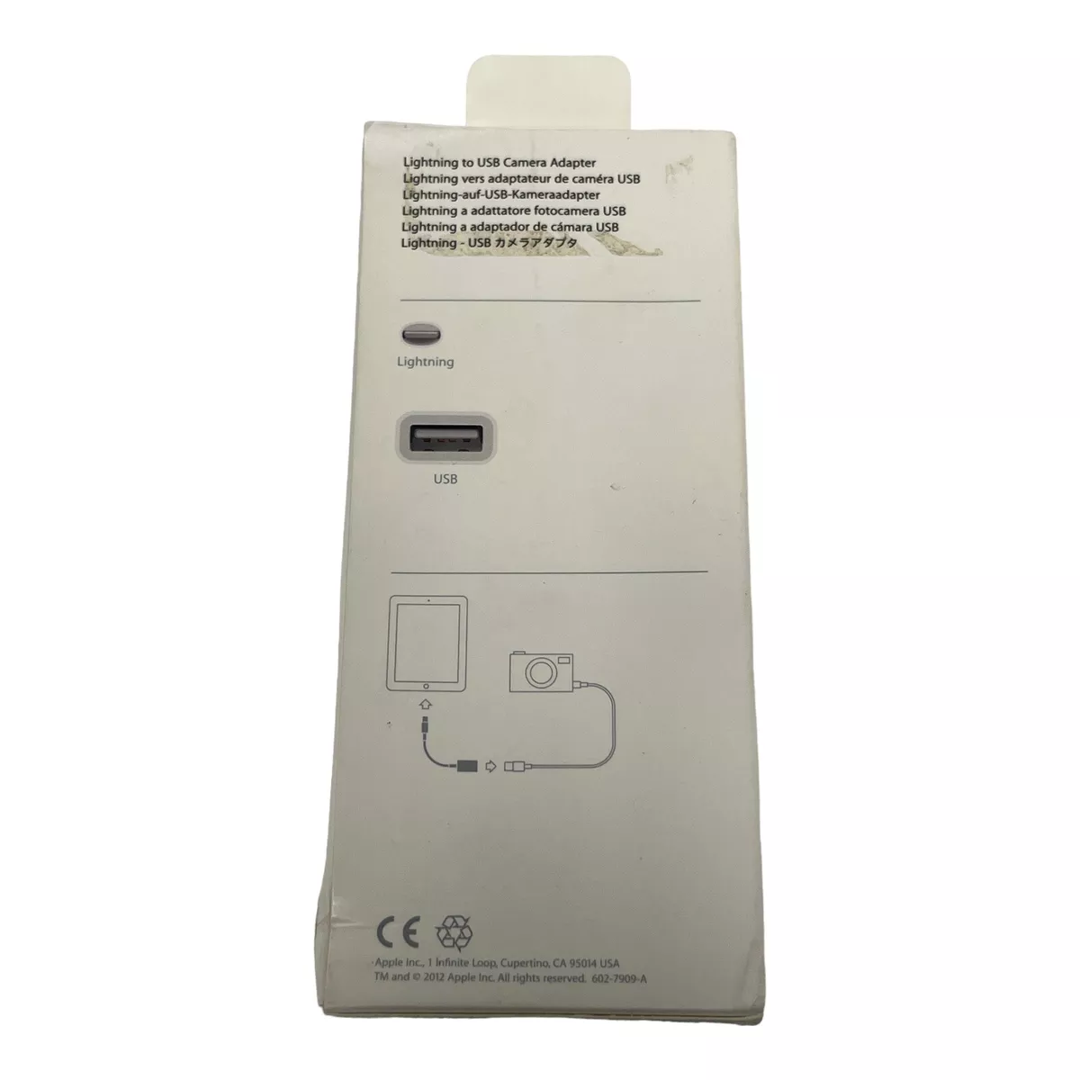 Adaptateur pour Caméra Apple Lightning vers USB 