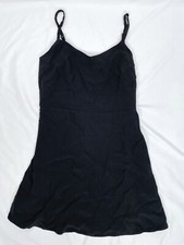 Ann Taylor Loft Size 6P Black Spaghetti Strap Dress Adjustable Straps