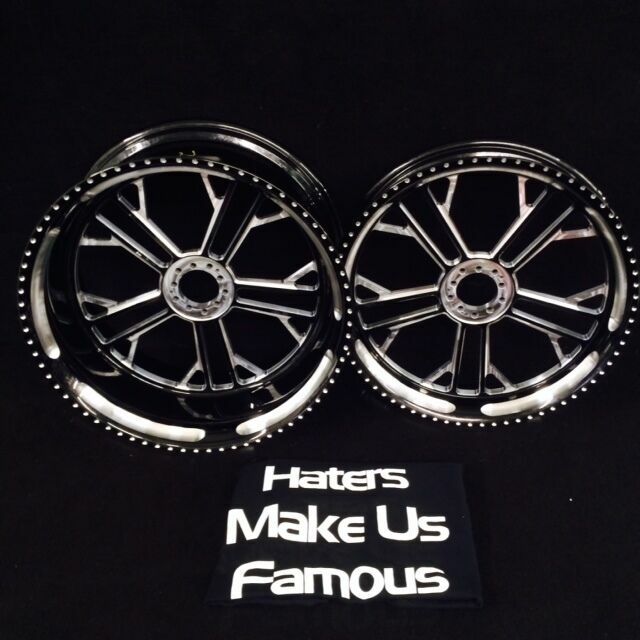 GSXR600/750 240 FAT TIRE BLACK KILO WHEEL PACKAGE FOR 01-05 Suzuki GSXR 600/750