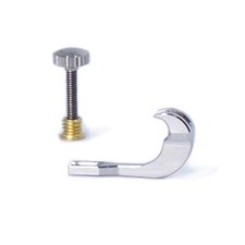 1x 3/4 4/4 Violin Fine Tuner Titanium Metal Alloy Hook  Bolt weight 1 gram