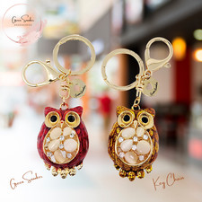 KeyChains, Owl Metal, Purse Pendant