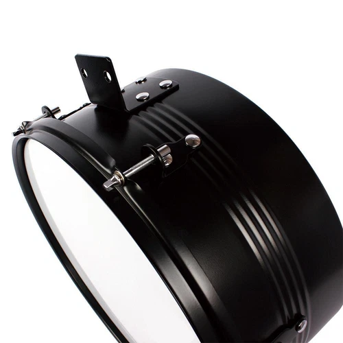 Glarry Percussion 13" 14" Timbales Drum Set with Stand and Cowbell Black Kit US - Picture 8 of 9