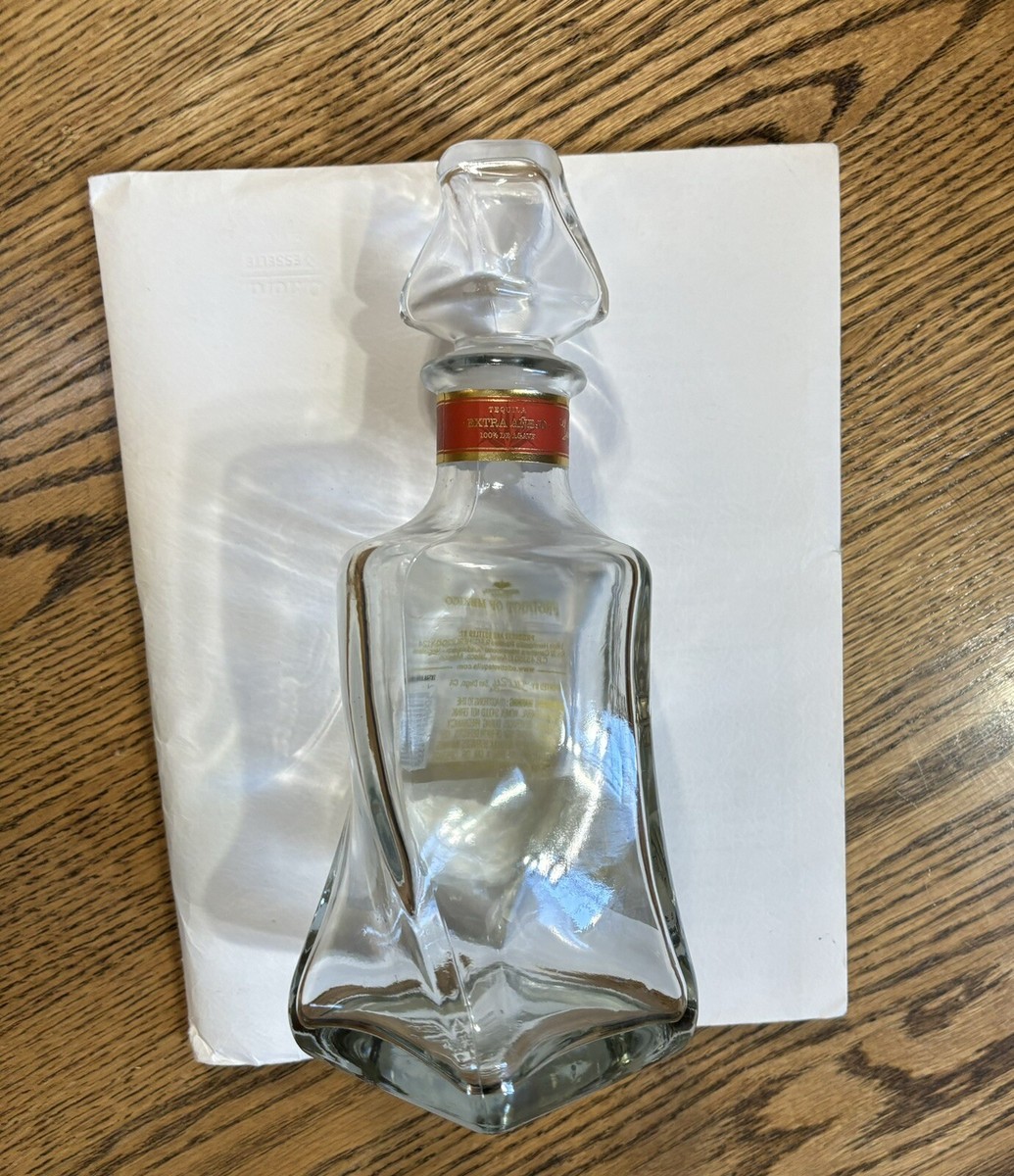 Adictivo Extra Anejo Tequila Bottle 750ml Unique Design Empty with