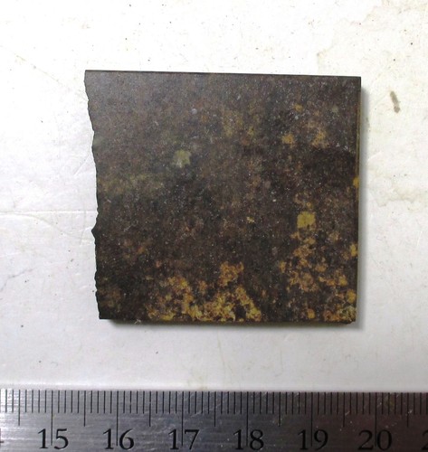 Gomez meteorite slice - 32.9 grams - Terry County, Texas found 1974 L6 - Picture 2 of 5