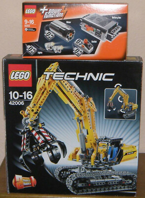 Lego Technic 42006 Excavator Crawler Excavator 100% Complete with PowerFunction 8293