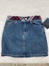 New w Tag Tommy Hilfiger little girl's denim skirt Retail 32.50