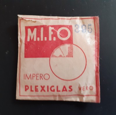Empire Plexiglas Glas M.I.F.O. original 60er Jahre 395 NOS