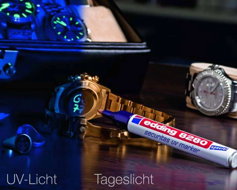 Edding 8280 Sicherheit UV Marker - Professionelle Qualität - Bild 3 von 3