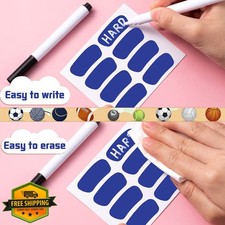 160pc Sports Eye Stickers Football Baseball Face Paint Sticks Kids Party Game