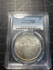 USA Silver Morgan Dollar 1878 P 7TF Rev Of 1879 PCGS MS62