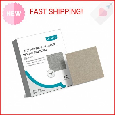 Dimora Upgrade Silver Calcium Alginate Wound Dressing -Antibacterial Non Stick G