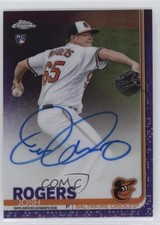 2019 Topps Chrome Rookie Auto Purple Refractor /250 Josh Rogers #RA-JR Auto v9t