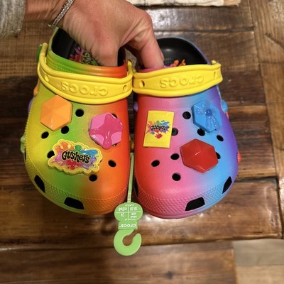 Crocs Unisex Gushers Classic Clog Multiple Sizes Multicolor