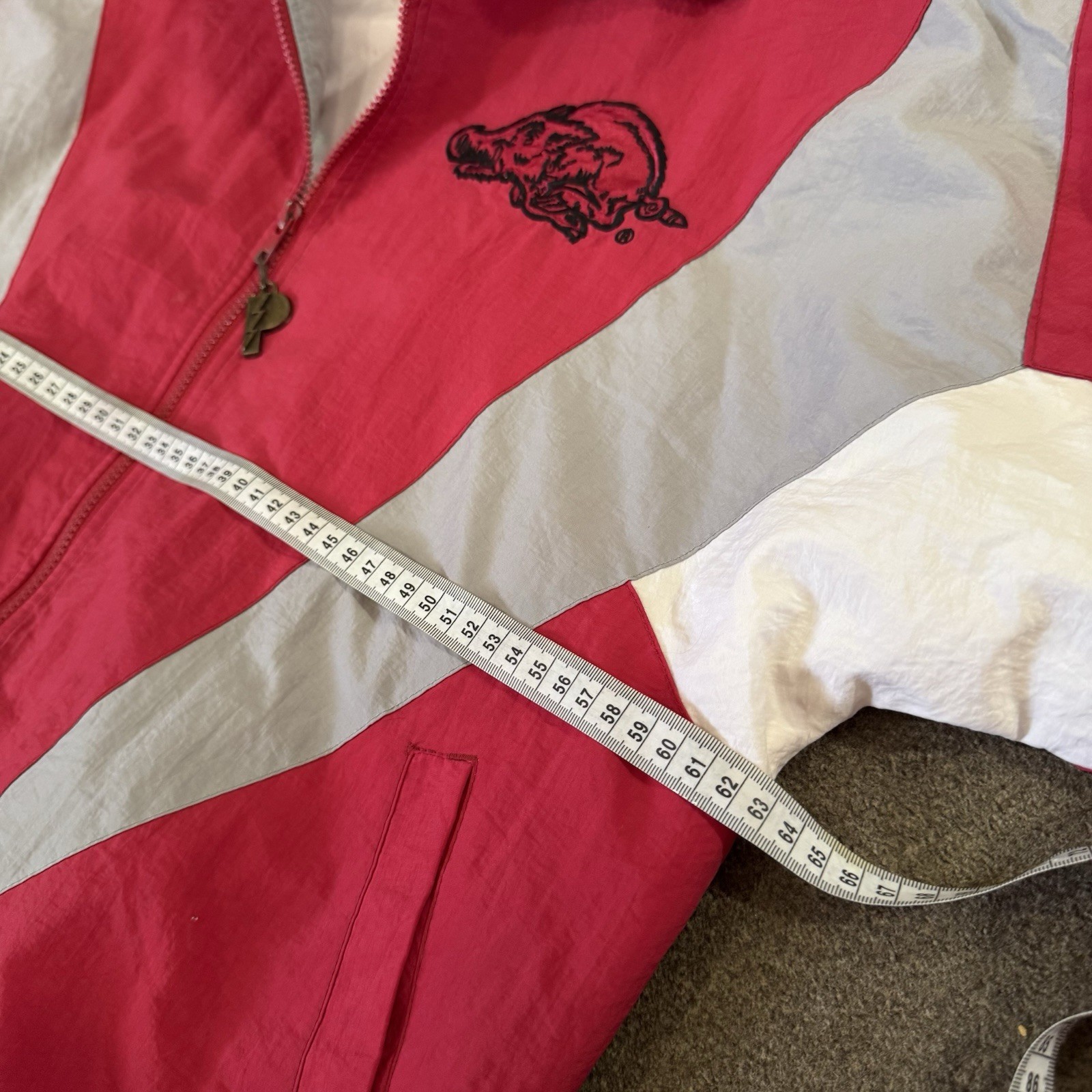 Vintage Pro Player Arkansas Razorbacks Jacket,   UK 12/14 image 5
