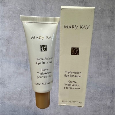 Mary Kay Triple-Action Eye Enhancer 0764 0.65 oz New Cream Primer Exfoliator