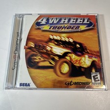 4 Wheel Thunder (Sega Dreamcast, 2000) CIB Complete Tested & Working