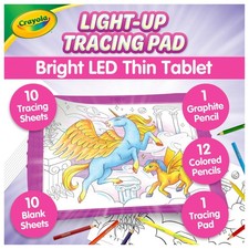 Crayola Light Up Tracing Pad Pink, Best Birthday, Holiday  Christmas Gifts ...