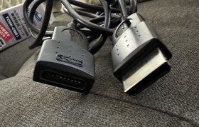 Sega Saturn Controller Extension Cable TOSK-C881 Boxed Metal Connections