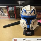 LEGO Star Wars Captain Rex Helmet 75349 Complete w/ Instructions No Box