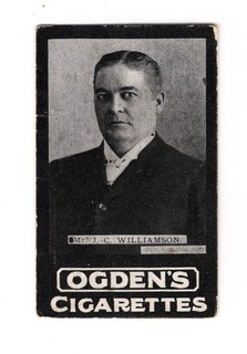 Ogdens Sydney Australia card c1900 JC Willamson  Garner & Musgrove Theatre
