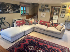 L shaped sofa from Sofa & Stuff in Fittleworth - Cream & in great condition