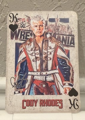 2026 WWE Ripple Junction CODY RHODES Wrestlemania 42 Vegas Hot Topic Promo NM