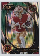 2024 Panini Select Club Level Black & Green Shock Prizm Ricky Pearsall #285 1t1v