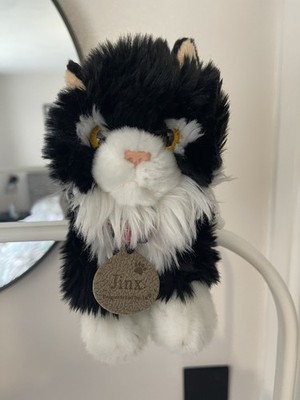 Jinx - Kielspielzeug - schwarz-weiße Katze Plüschtier Stofftier flauschiges Kätzchen