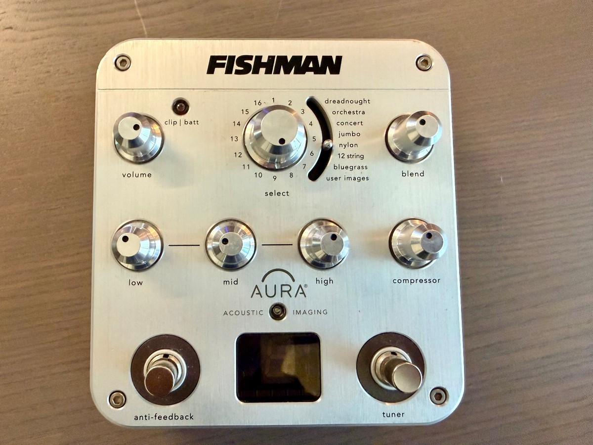 Fishman Aura Spectrum DI Acoustic Imaging Preamp Pedal | eBay