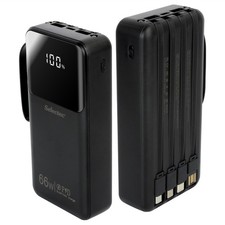 66W 50000mAh Power Bank Battery Charger For Laptop iPhone iPad Outdoor Camping