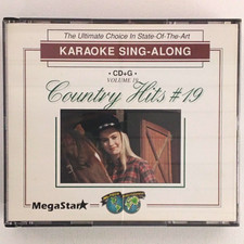 MegaStar Country Hits 19 Vol 19 Karaoke CD G CDG Multiplex English CDG1019