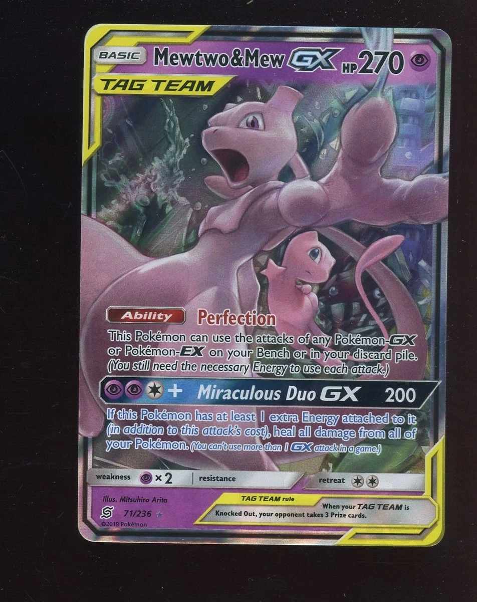 Preços baixos em Cartões TCG de Pokémon Mewtwo e Mew GX | eBay